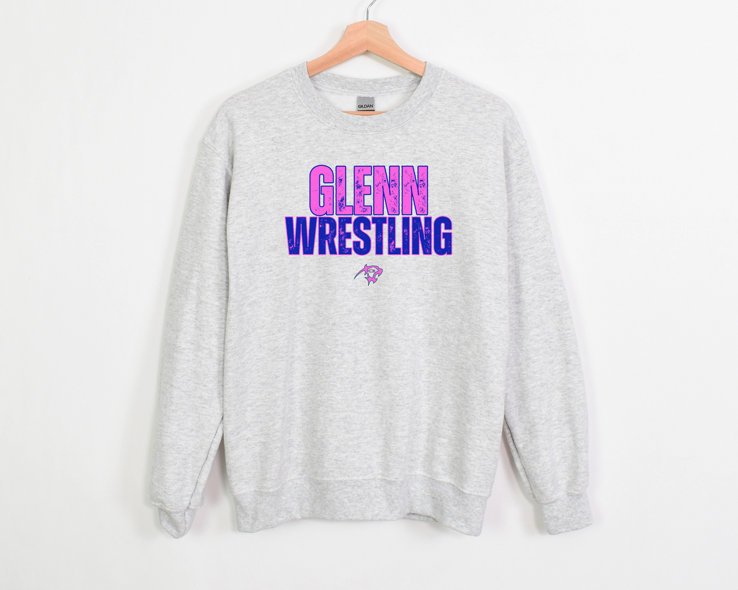 Pink Glenn Wrestling Sweatshirt