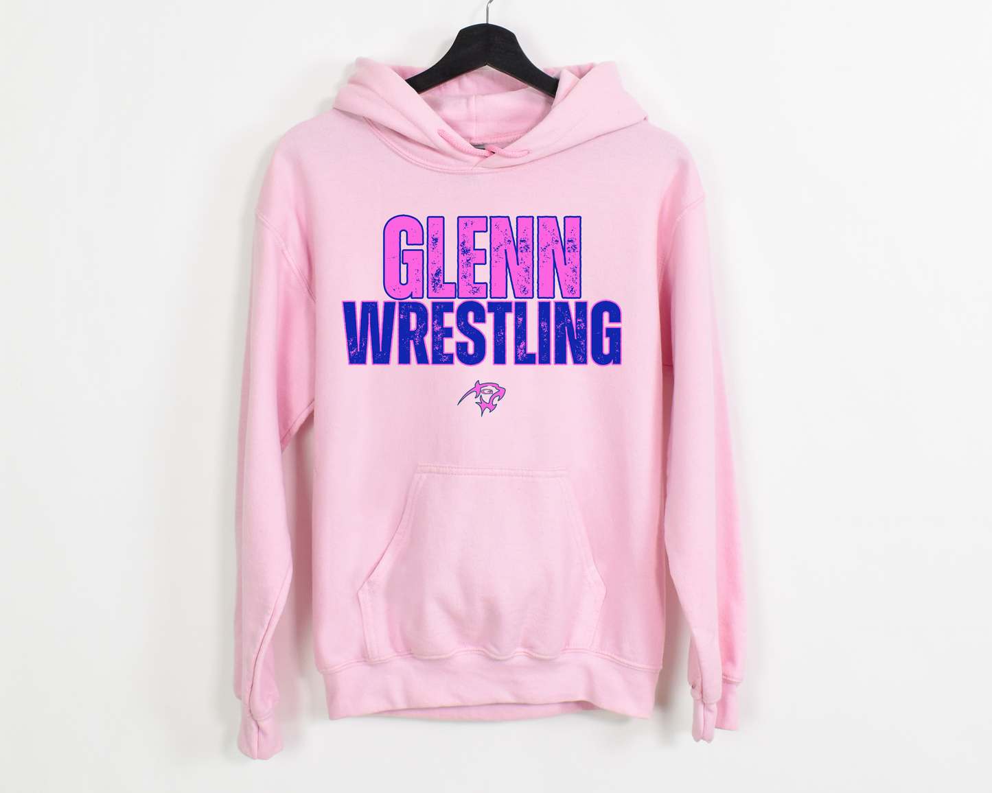 Pink Glenn Wrestling Hoodie