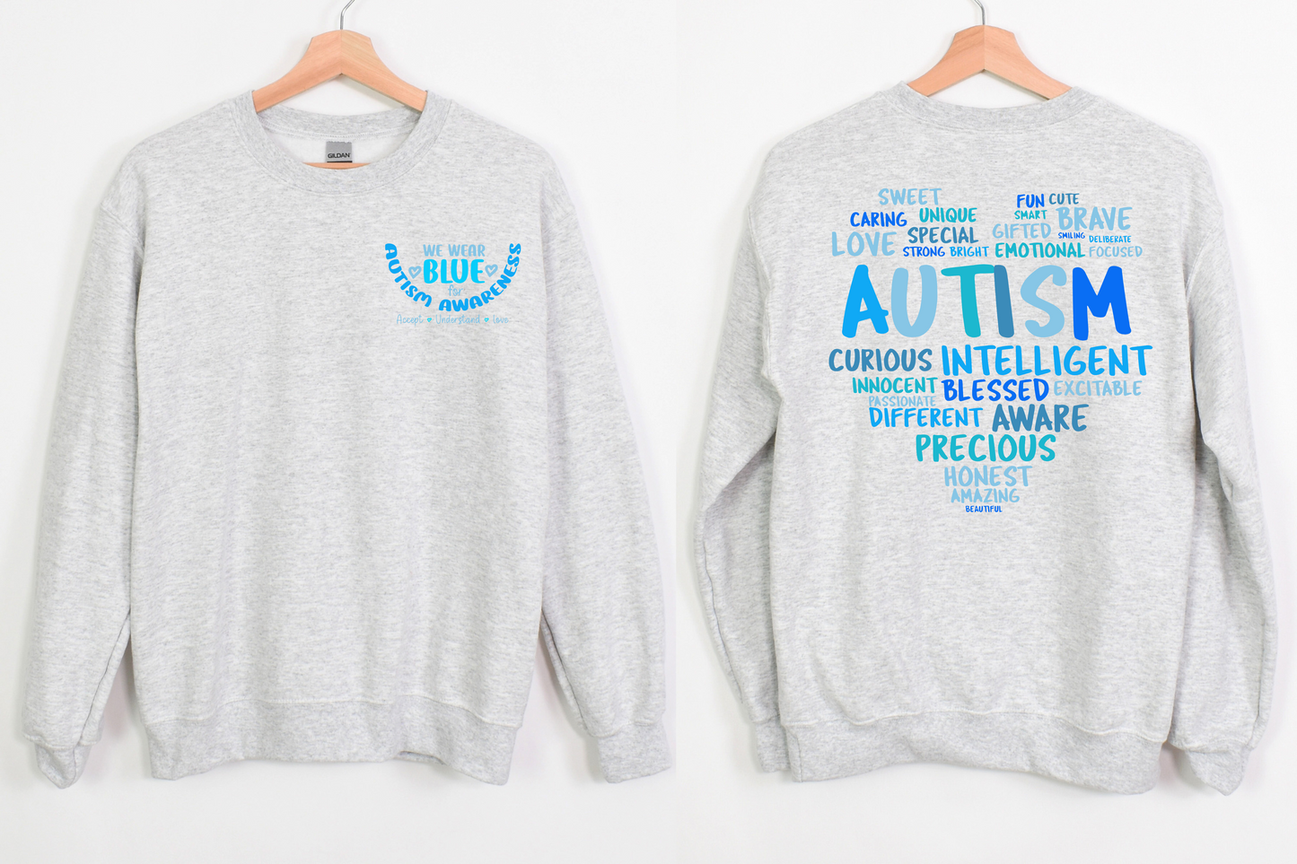 Blue for Autism Sweatshirt